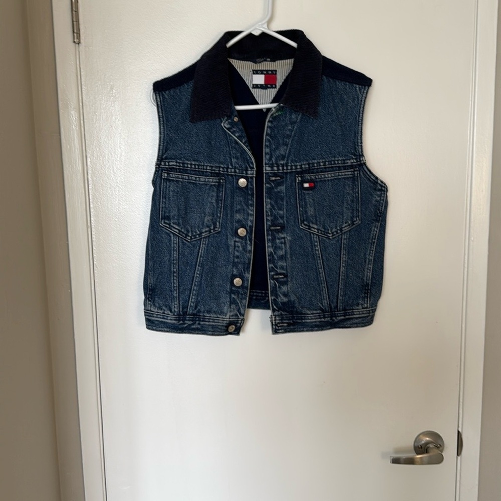 Tommy Hilfiger Blue Denim Vest